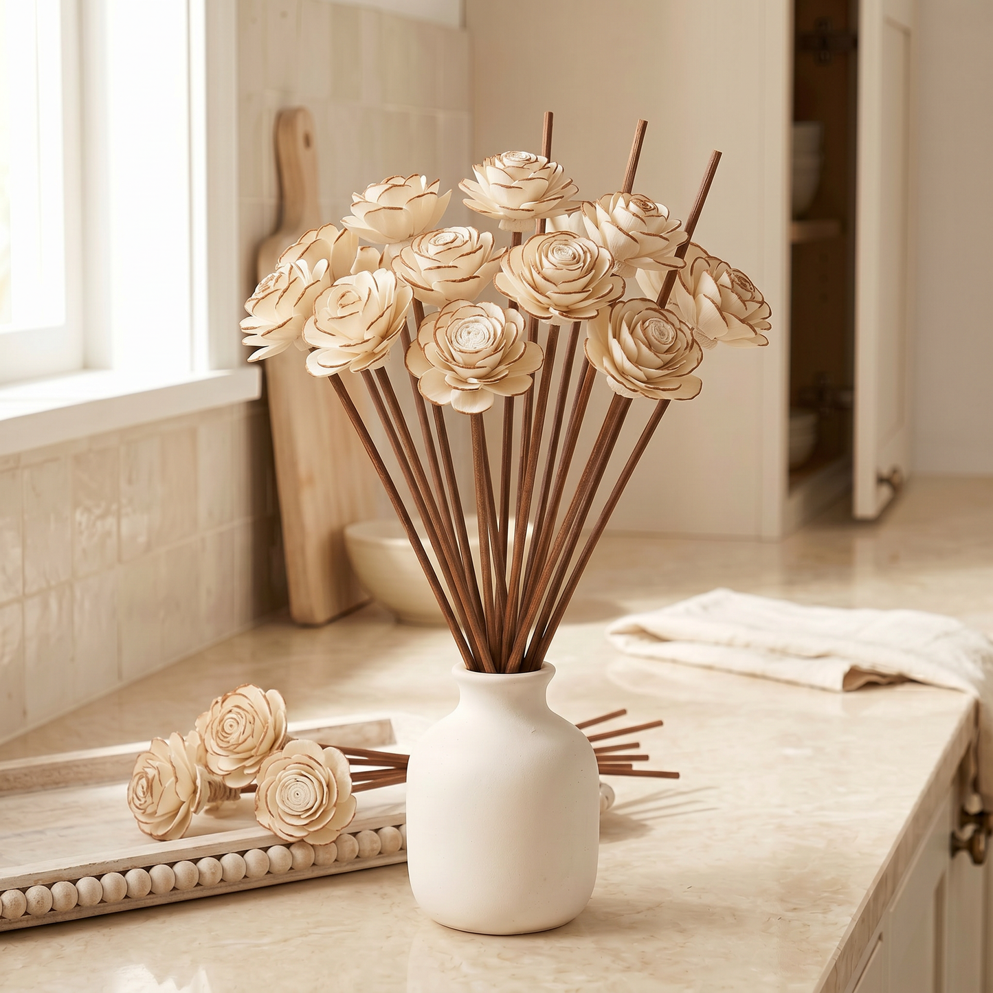 Sola Wood Flower Reed Diffuser Sticks, 9" — 12 Pack Sunsum® Intentional Living