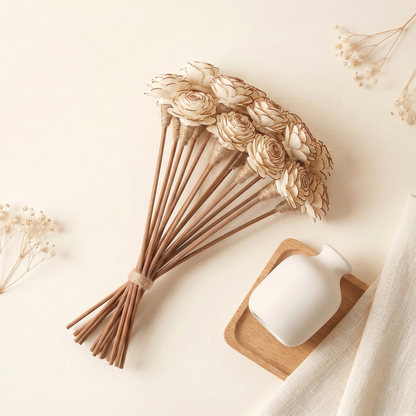 Sola Wood Flower Reed Diffuser Sticks, 9" — 12 Pack Sunsum® Intentional Living