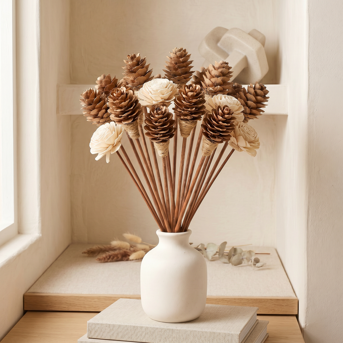 Sola Wood Flower Reed Diffuser Sticks, 9" — 12 Pack Sunsum® Intentional Living