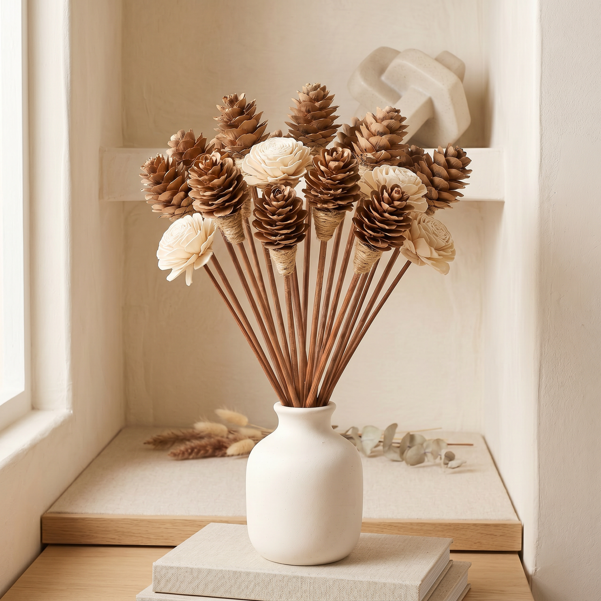 Sola Wood Flower Reed Diffuser Sticks, 9" — 12 Pack Sunsum® Intentional Living