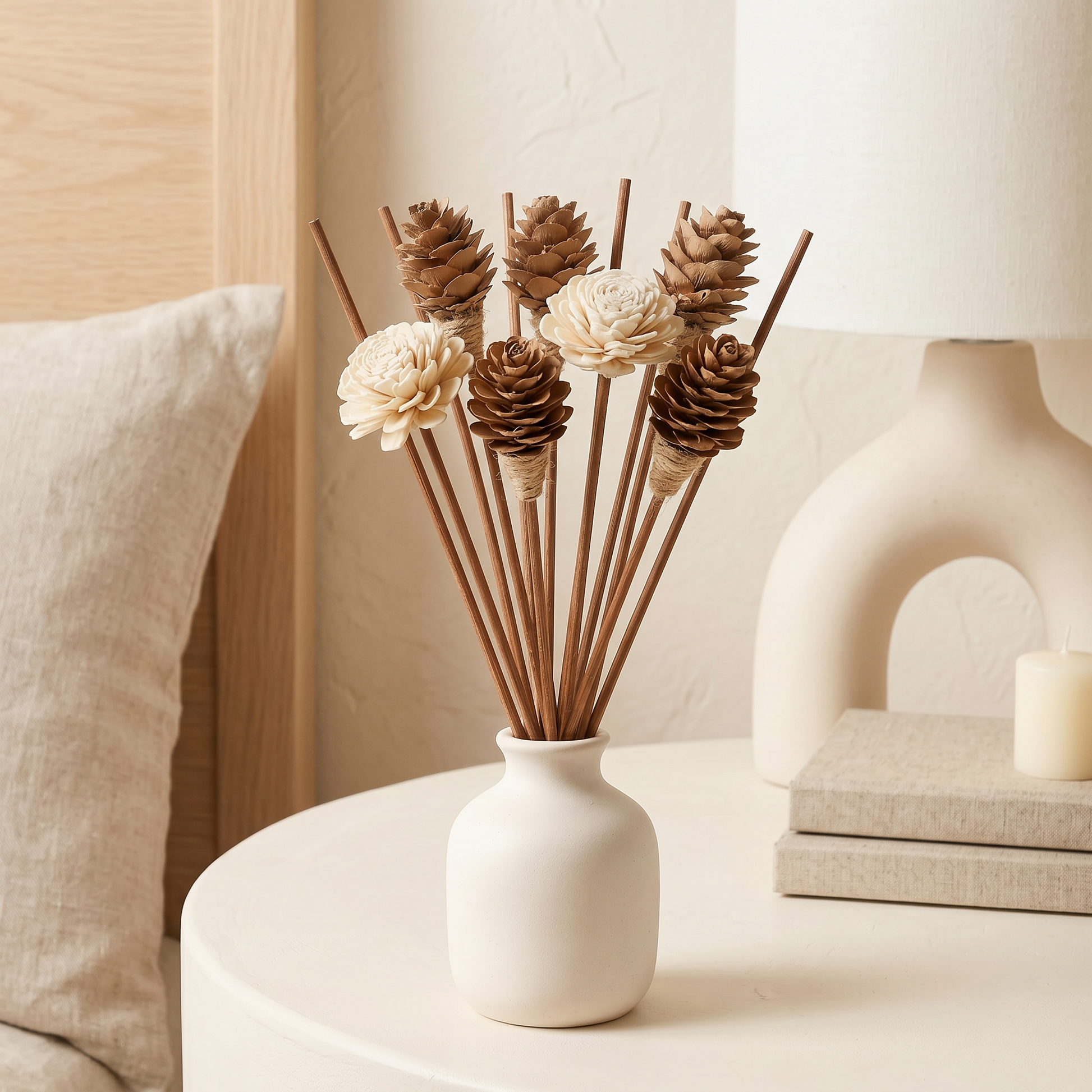 Sola Wood Flower Reed Diffuser Sticks, 9" — 12 Pack Sunsum® Intentional Living