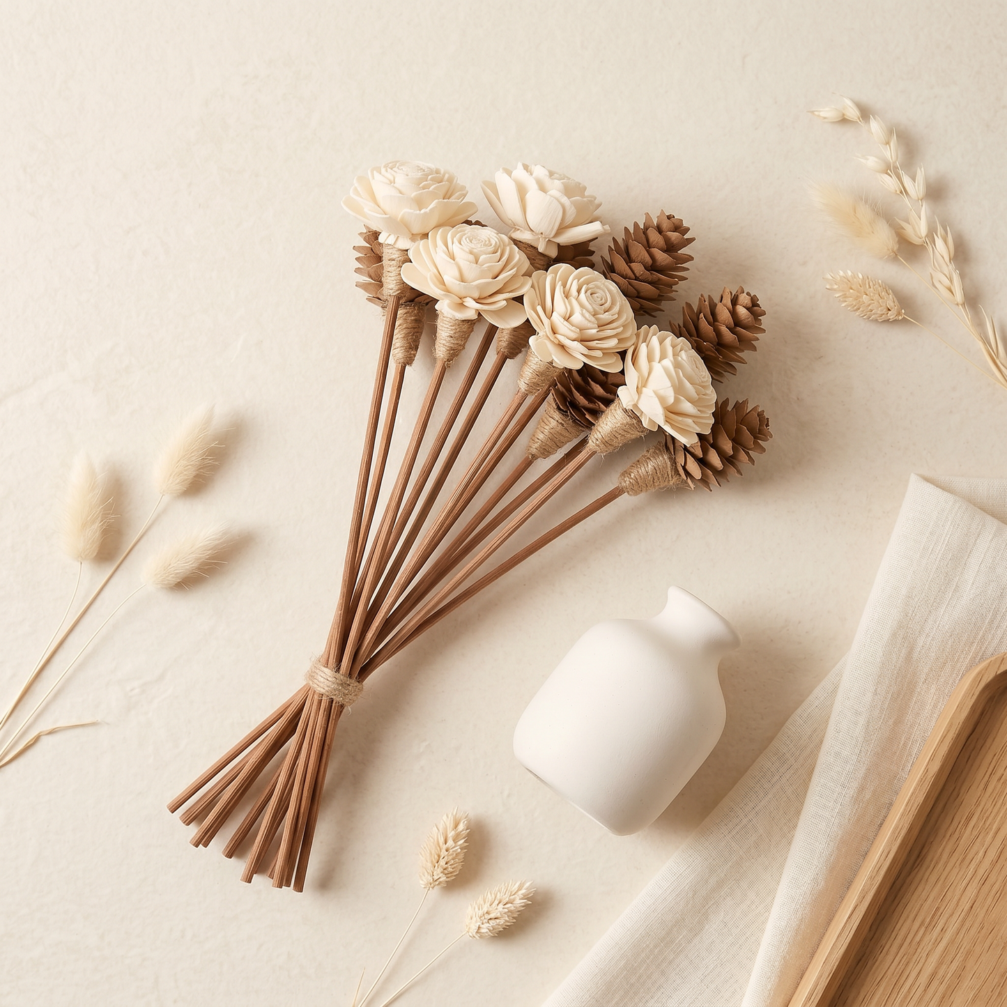 Sola Wood Flower Reed Diffuser Sticks, 9" — 12 Pack Sunsum® Intentional Living