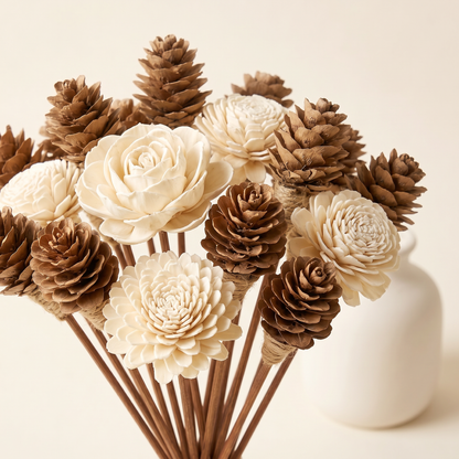 Sola Wood Flower Reed Diffuser Sticks, 9" — 12 Pack Sunsum® Intentional Living