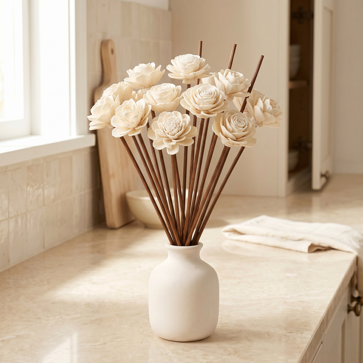 Sola Wood Flower Reed Diffuser Sticks, 9" — 12 Pack Sunsum® Intentional Living