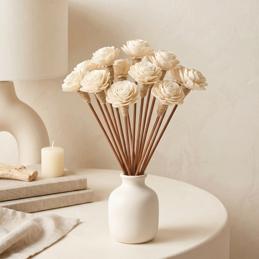 Sola Wood Flower Reed Diffuser Sticks, 9" — 12 Pack Sunsum® Intentional Living