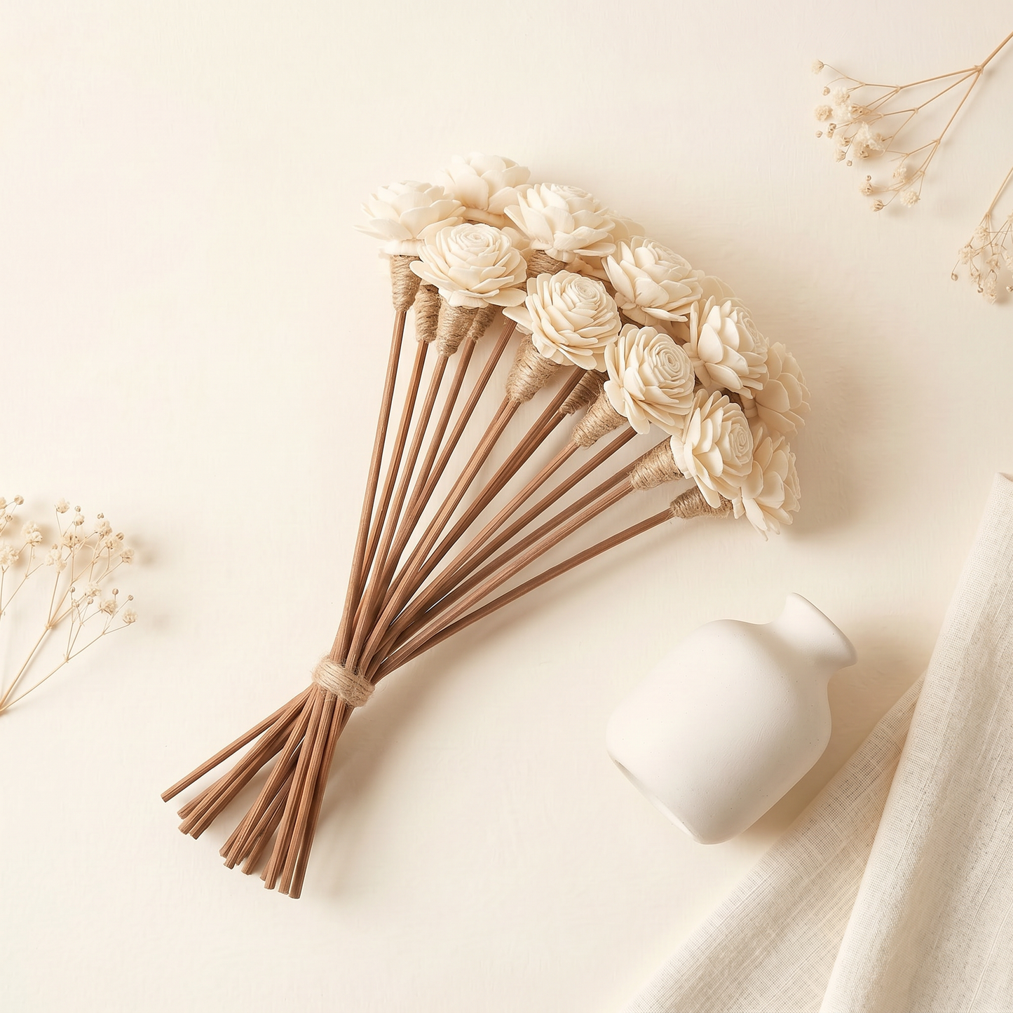 Sola Wood Flower Reed Diffuser Sticks, 9" — 12 Pack Sunsum® Intentional Living