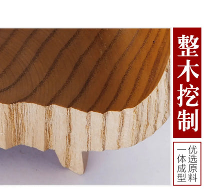 Soup Bowls - Retro Wooden Small
