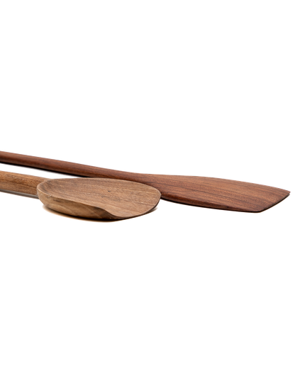 Walnut Curved Spatula - PoshaBella
