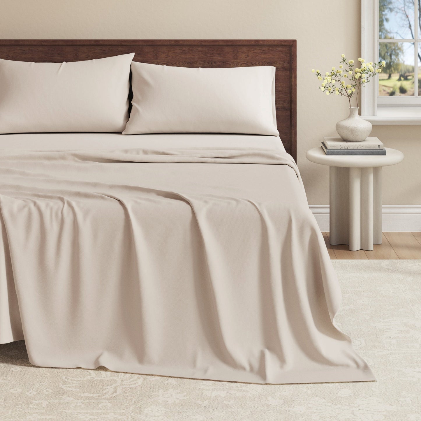 100% Organic Cotton Jersey Knit Sheets Great Bay Home