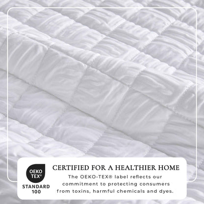 Diamond Embossed Quilt Set - Diamond Microsculpt Collection