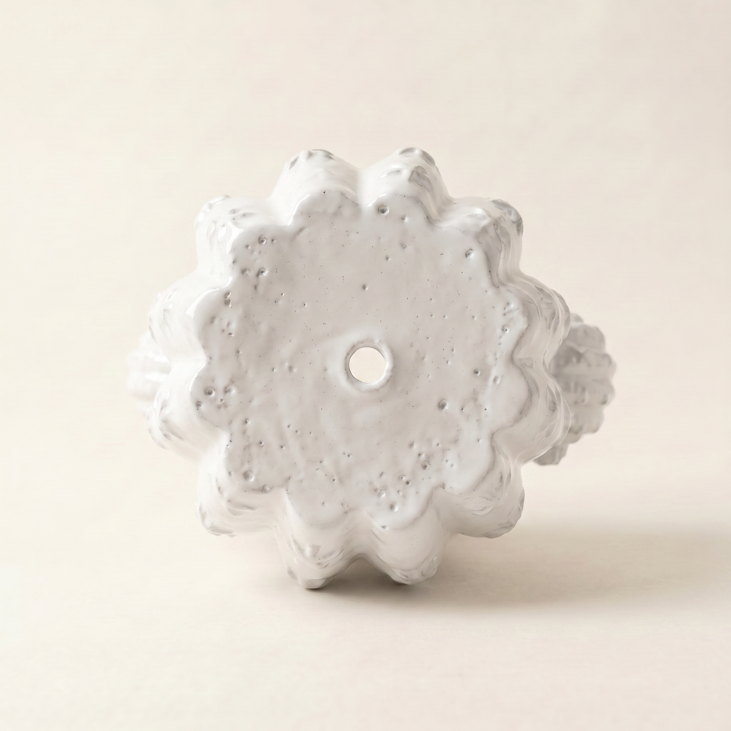 Barrel Cactus Planter, Gypsum White 3.5" Sunsum® Intentional Living