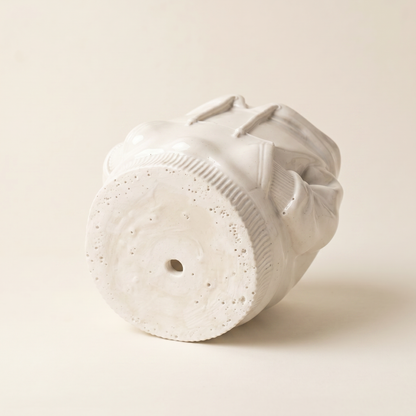 Hoodie Planter, Gypsum White 4" Sunsum® Intentional Living