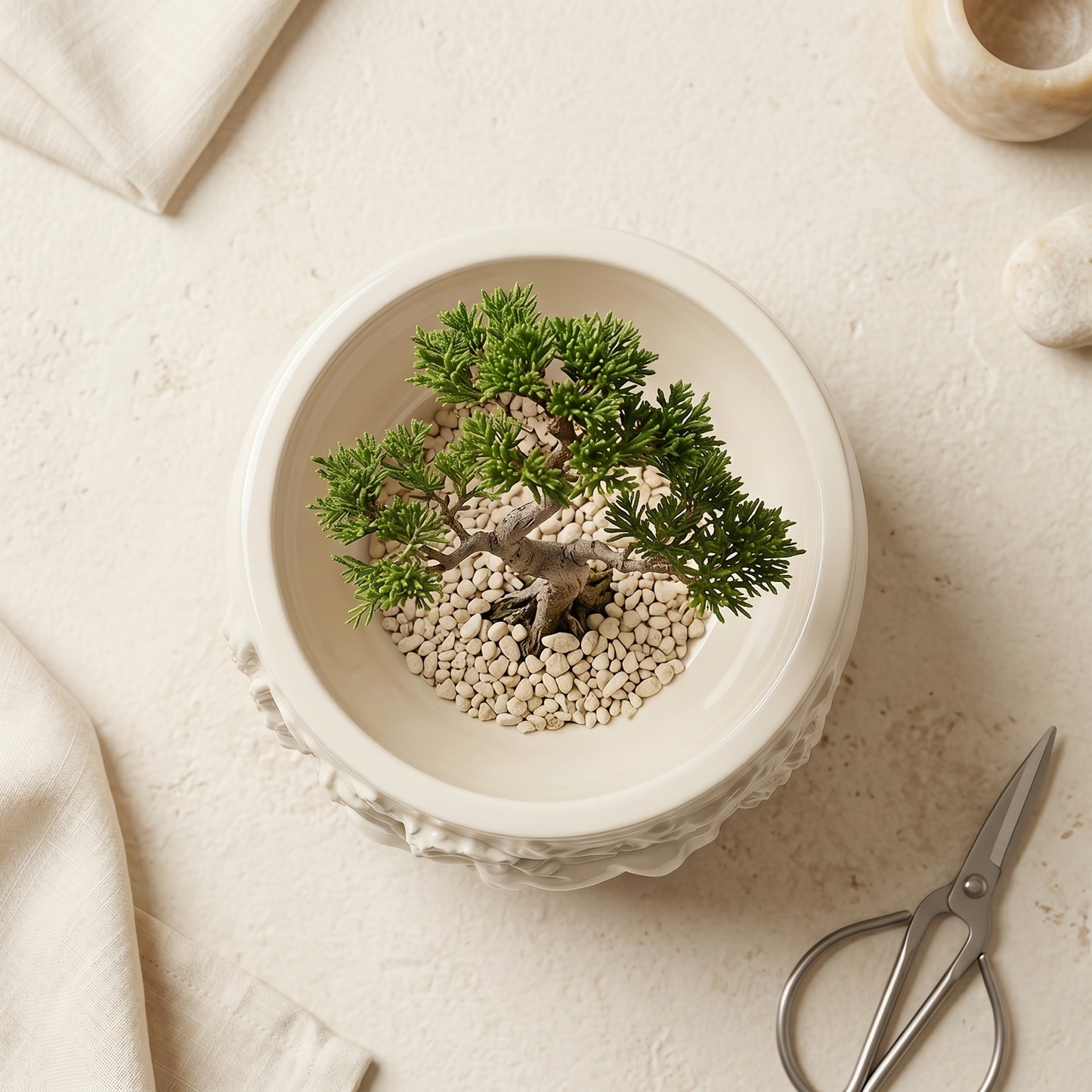 Mustang Horse Relief Planter, Gypsum White 3" Sunsum® Intentional Living