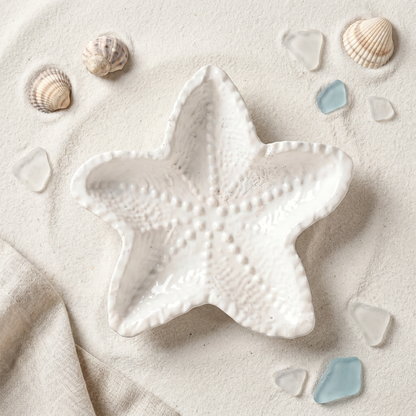 Starfish Catchall Tray, Gypsum White 4" Sunsum® Intentional Living