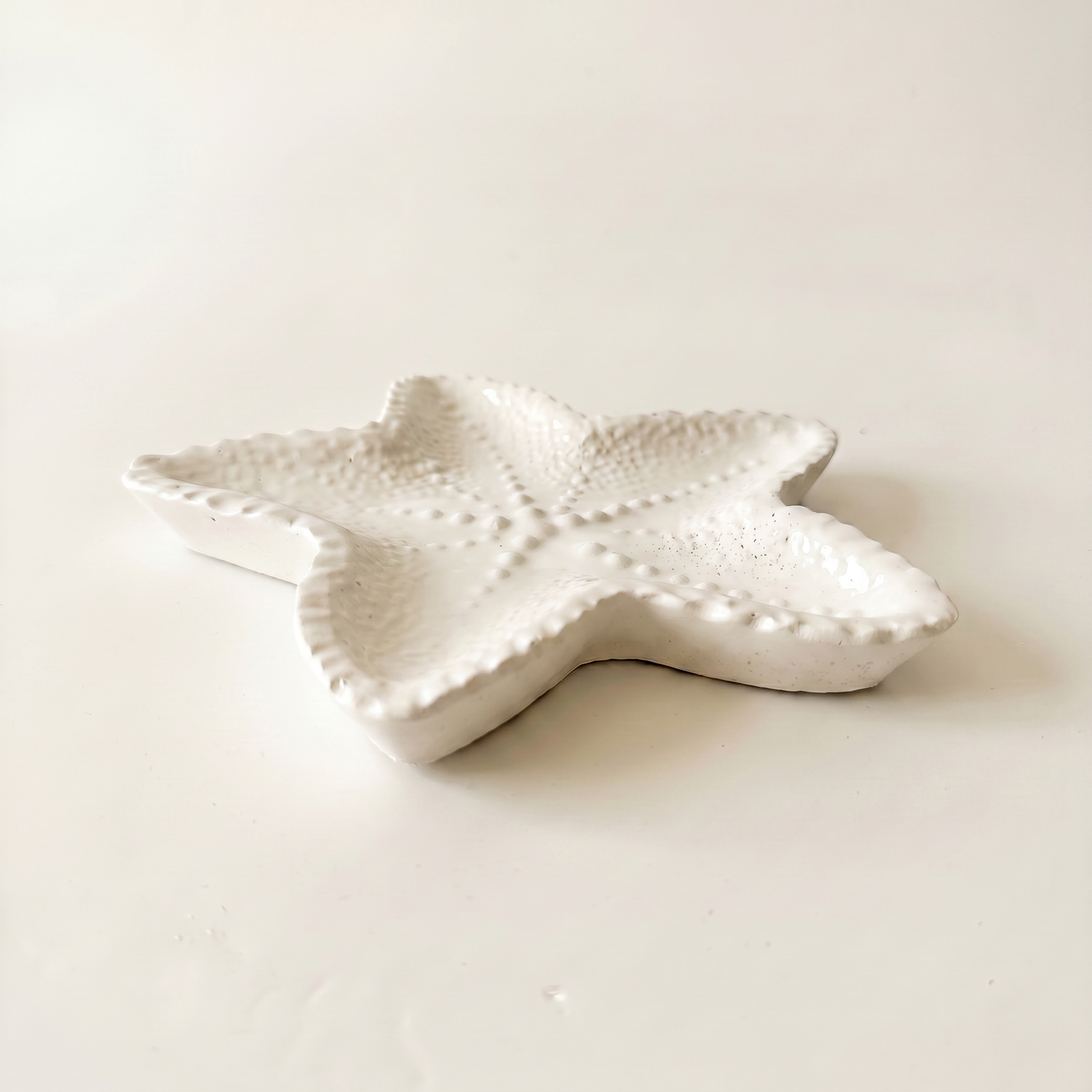Starfish Catchall Tray, Gypsum White 4" Sunsum® Intentional Living