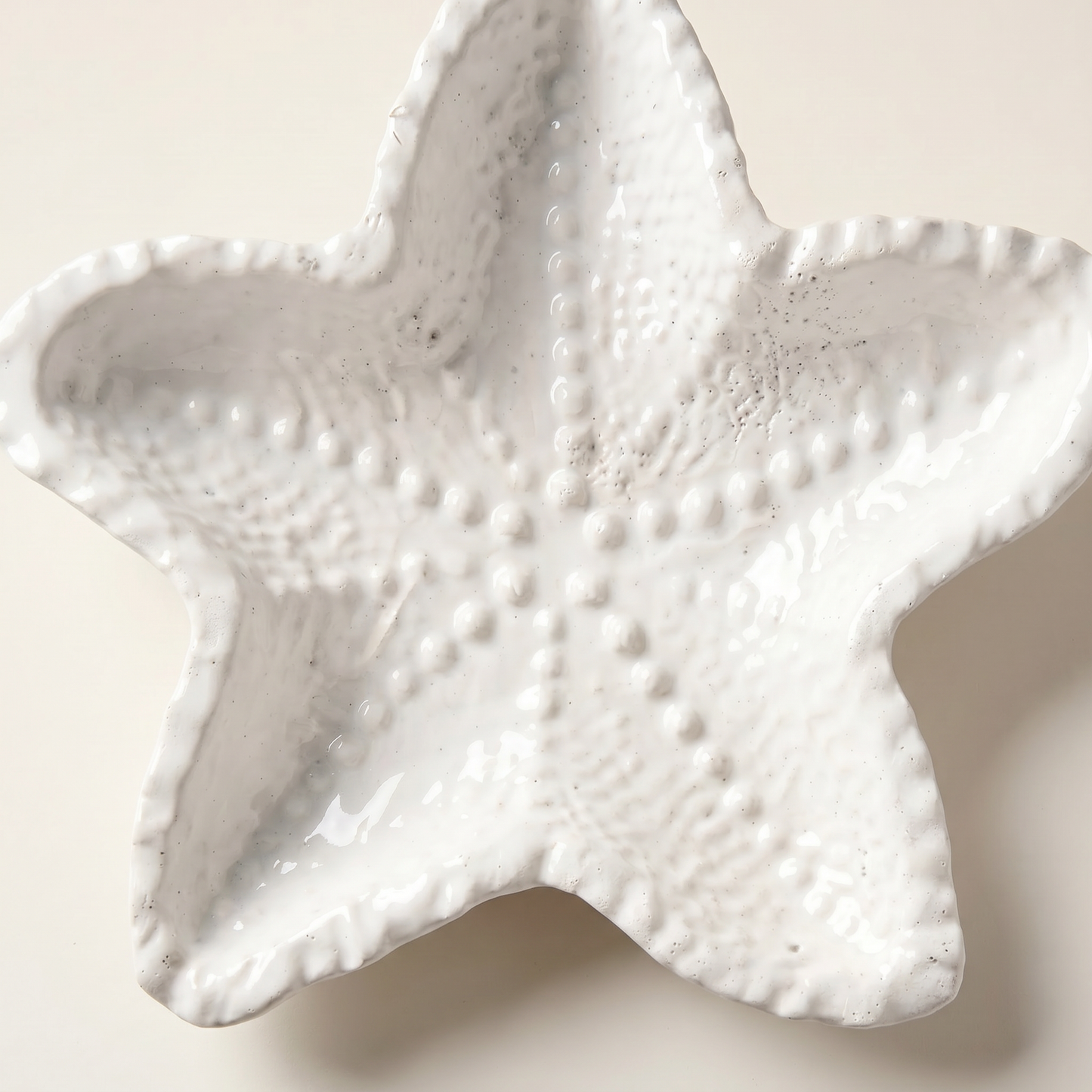 Starfish Catchall Tray, Gypsum White 4" Sunsum® Intentional Living