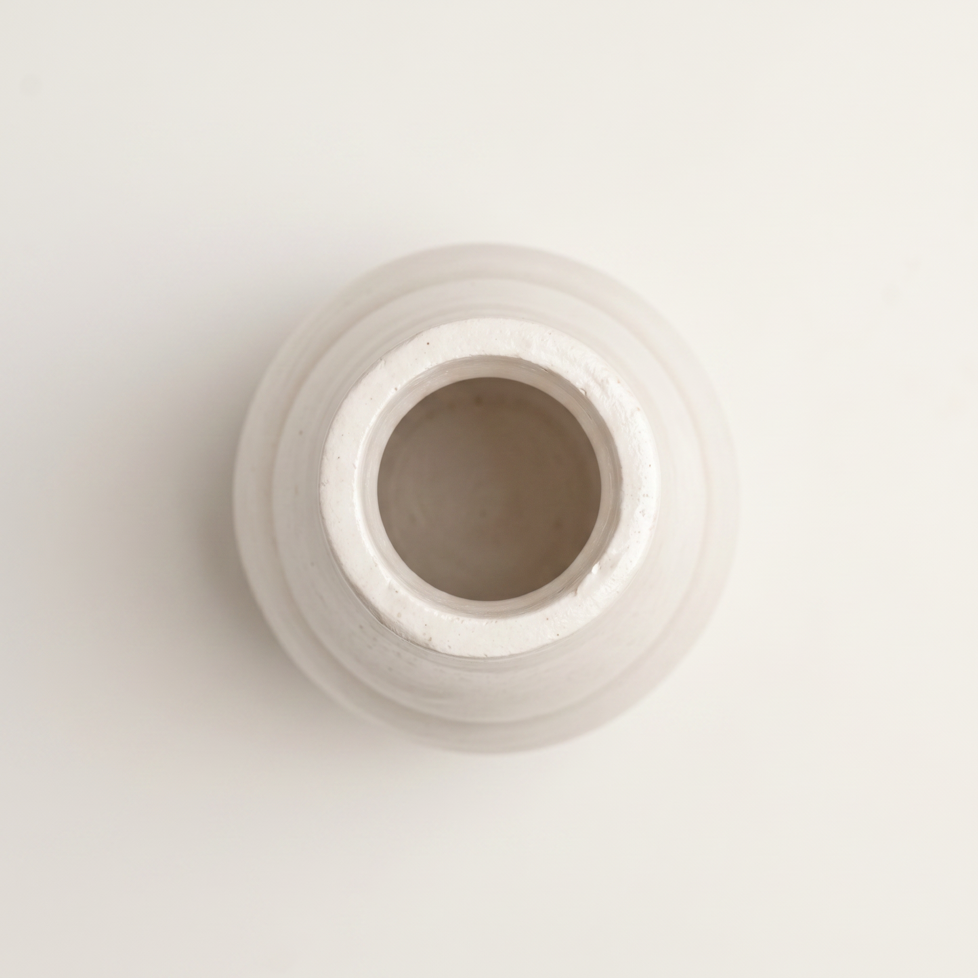 Classic Milk Bottle Vase, Gypsum White 5" Sunsum® Intentional Living