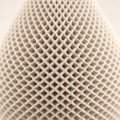 Teardrop Honeycomb Vase, Gypsum White 5" Sunsum® Intentional Living