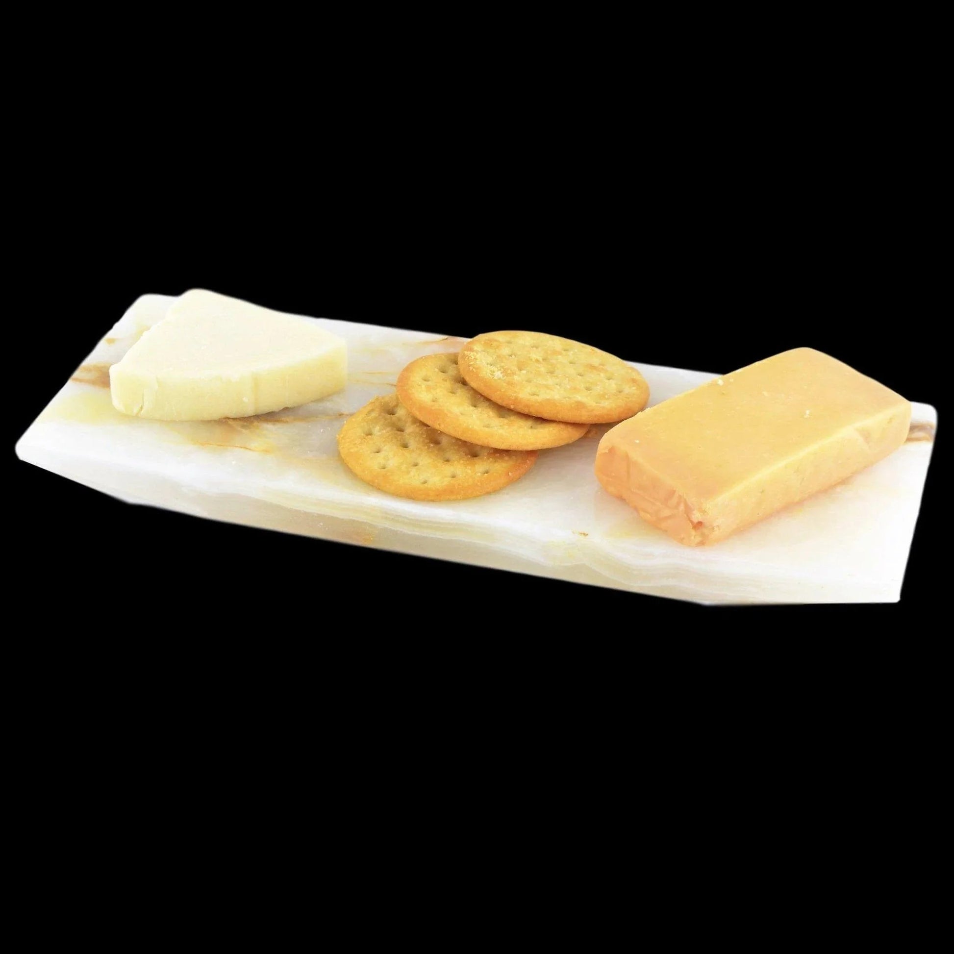 Sushi Plates Crafted from White Onyx - PoshaBella