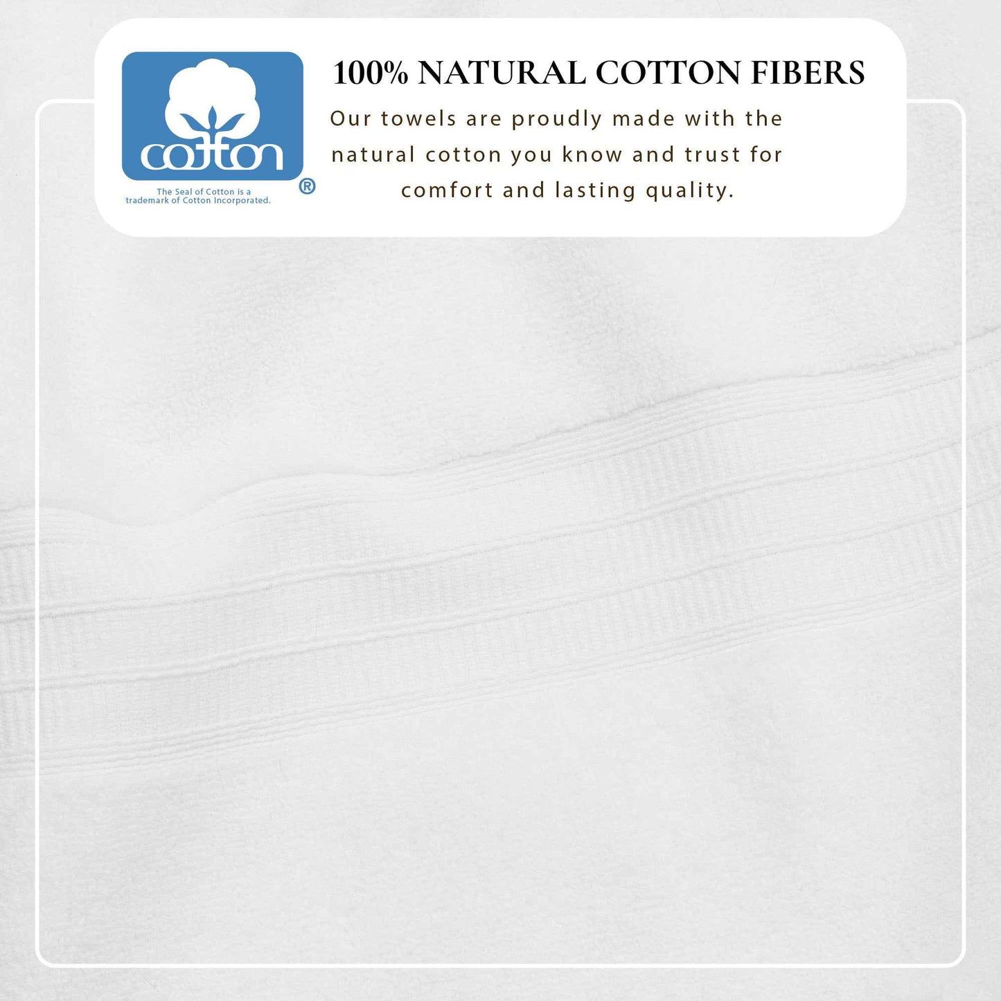 100% Cotton Premium Bath Towel Set - Chiara Collection