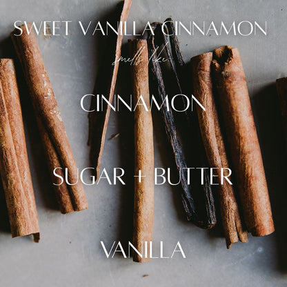Sweet Vanilla Cinnamon Reed Diffuser