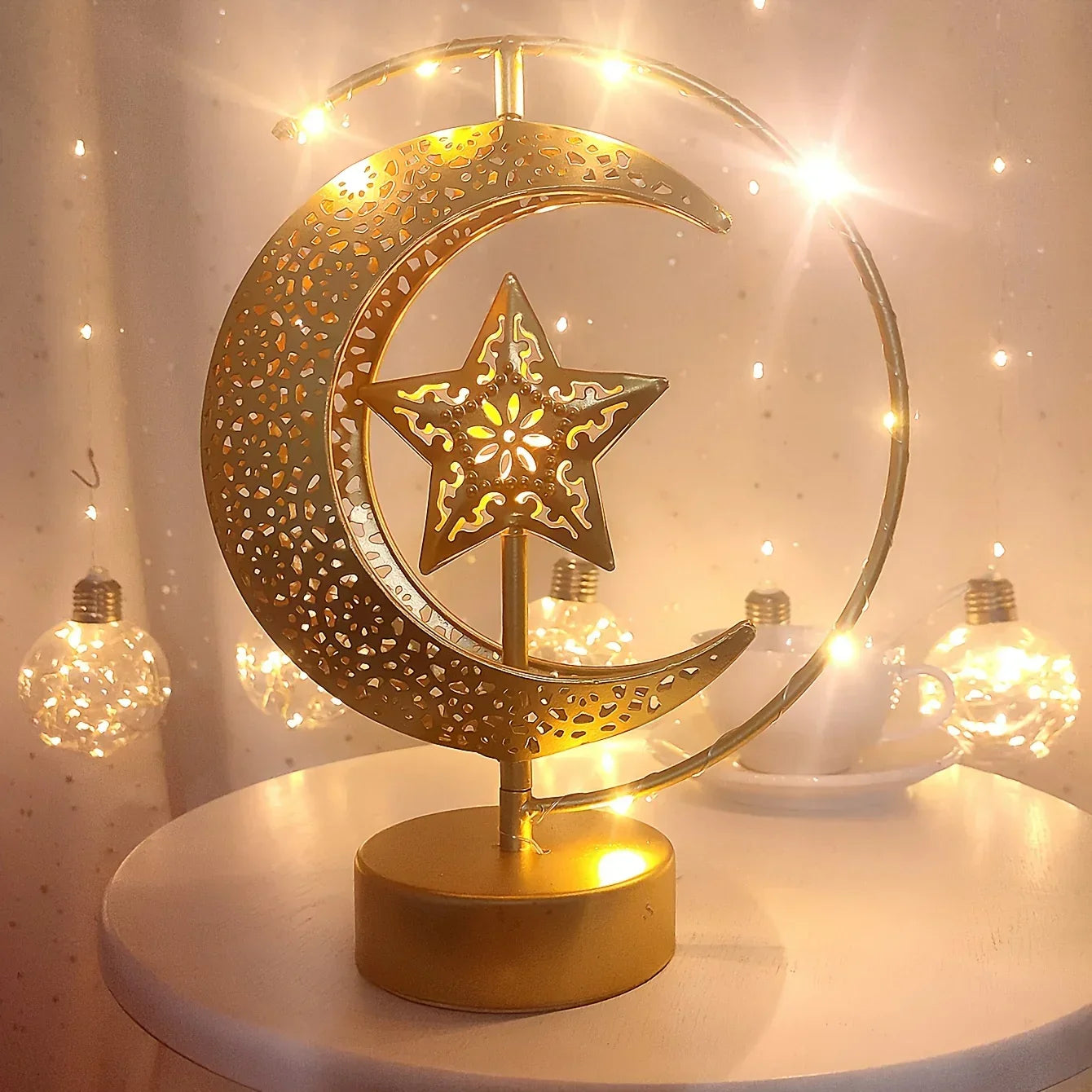 Table Lamp - 360° Wrought Iron