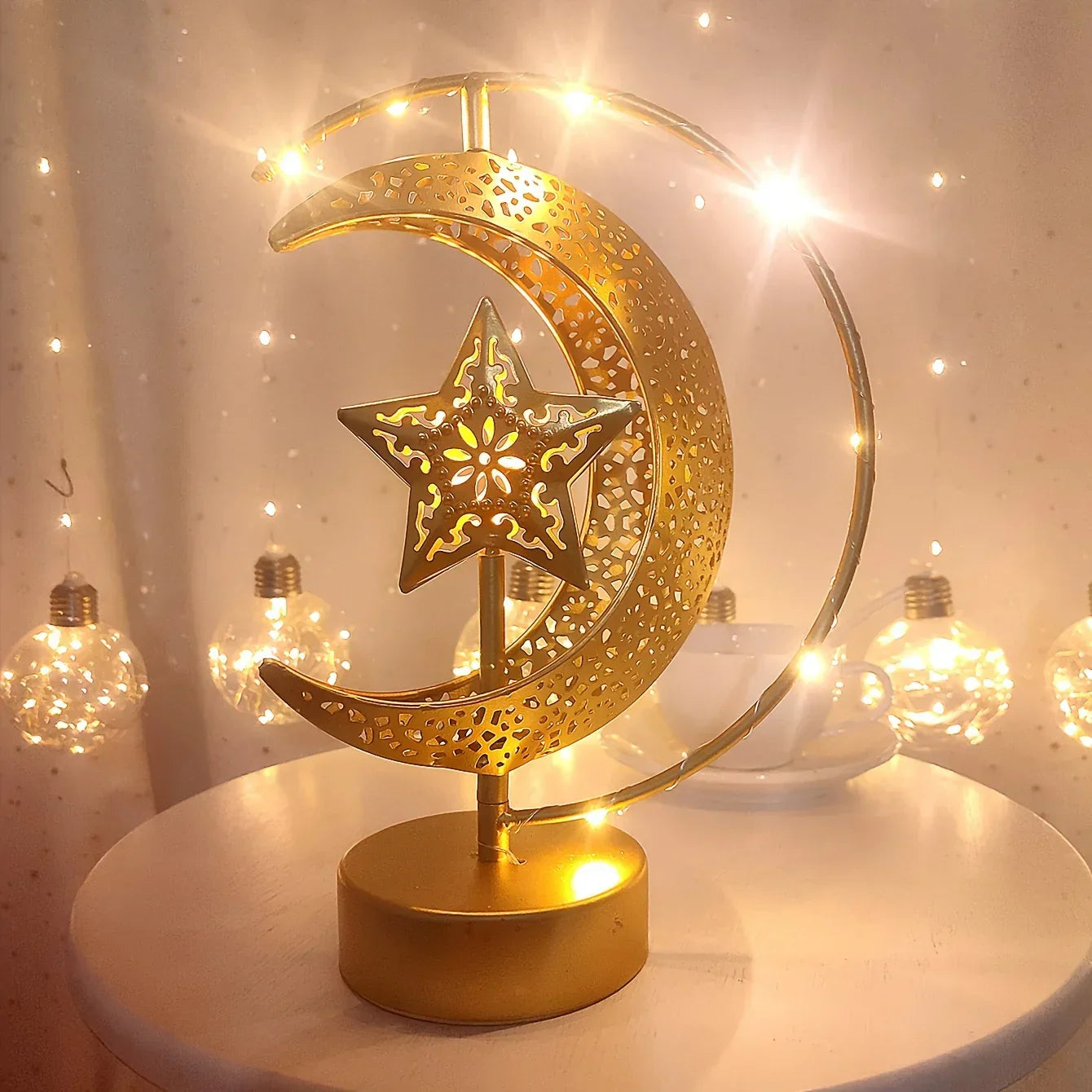 Table Lamp - 360° Wrought Iron
