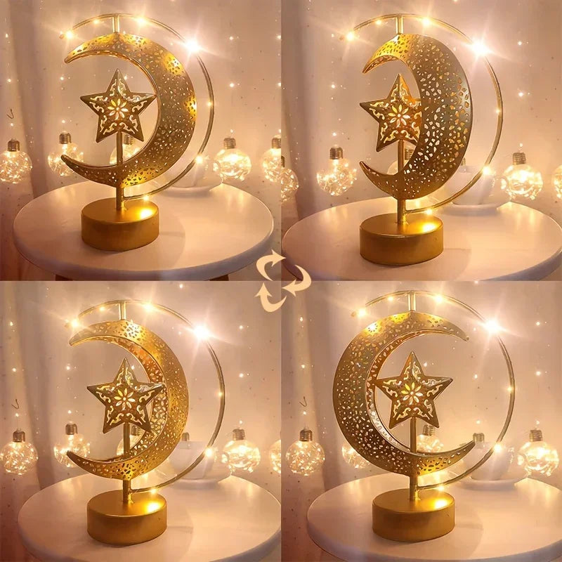 Table Lamp - 360° Wrought Iron