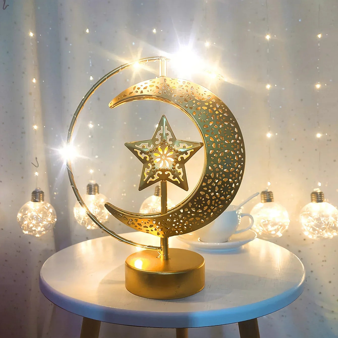 Table Lamp - 360° Wrought Iron