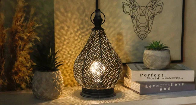 Table Lamp - Battery Metal Grey