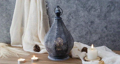 Table Lamp - Battery Metal Grey