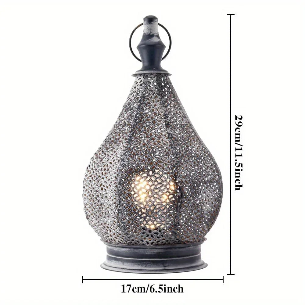 Table Lamp - Battery Metal Grey