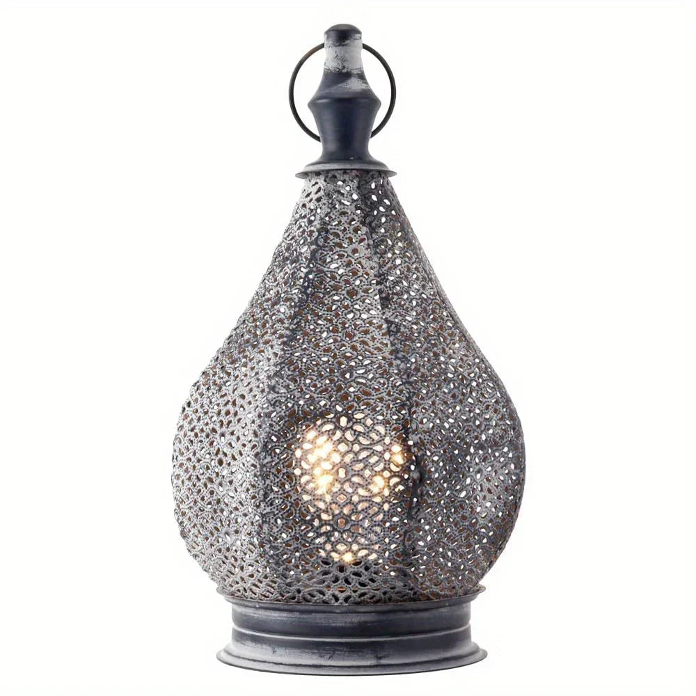 Table Lamp - Battery Metal Grey