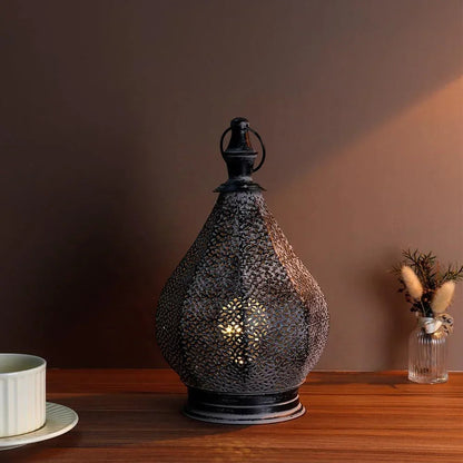 Table Lamp - Battery Metal Grey