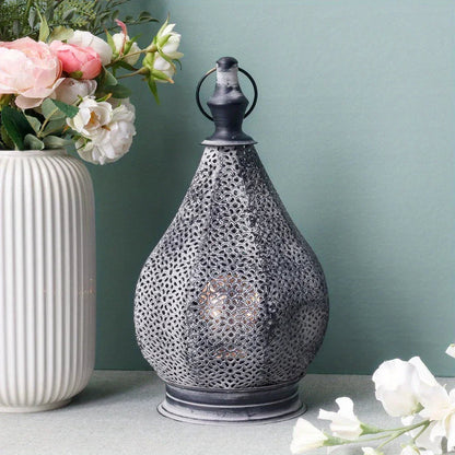 Table Lamp - Battery Metal Grey