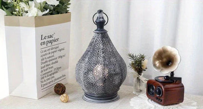 Table Lamp - Battery Metal Grey