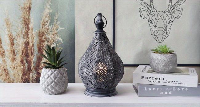 Table Lamp - Battery Metal Grey