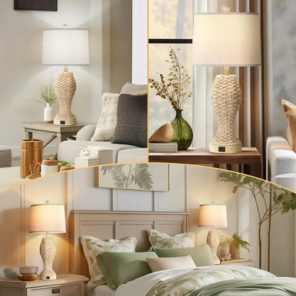 Table Lamp - Woven Seagrass 26.5inch