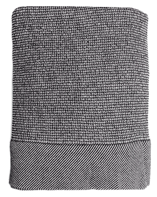 Pergamon Throw in Black - PoshaBella