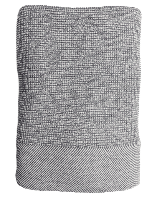 Pergamon Throw in Grey - PoshaBella