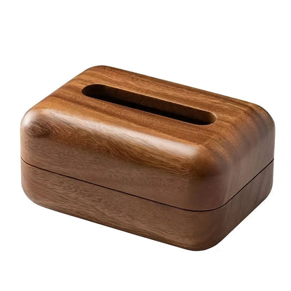 Tissue Box - Handcrafted Wooden with Lid