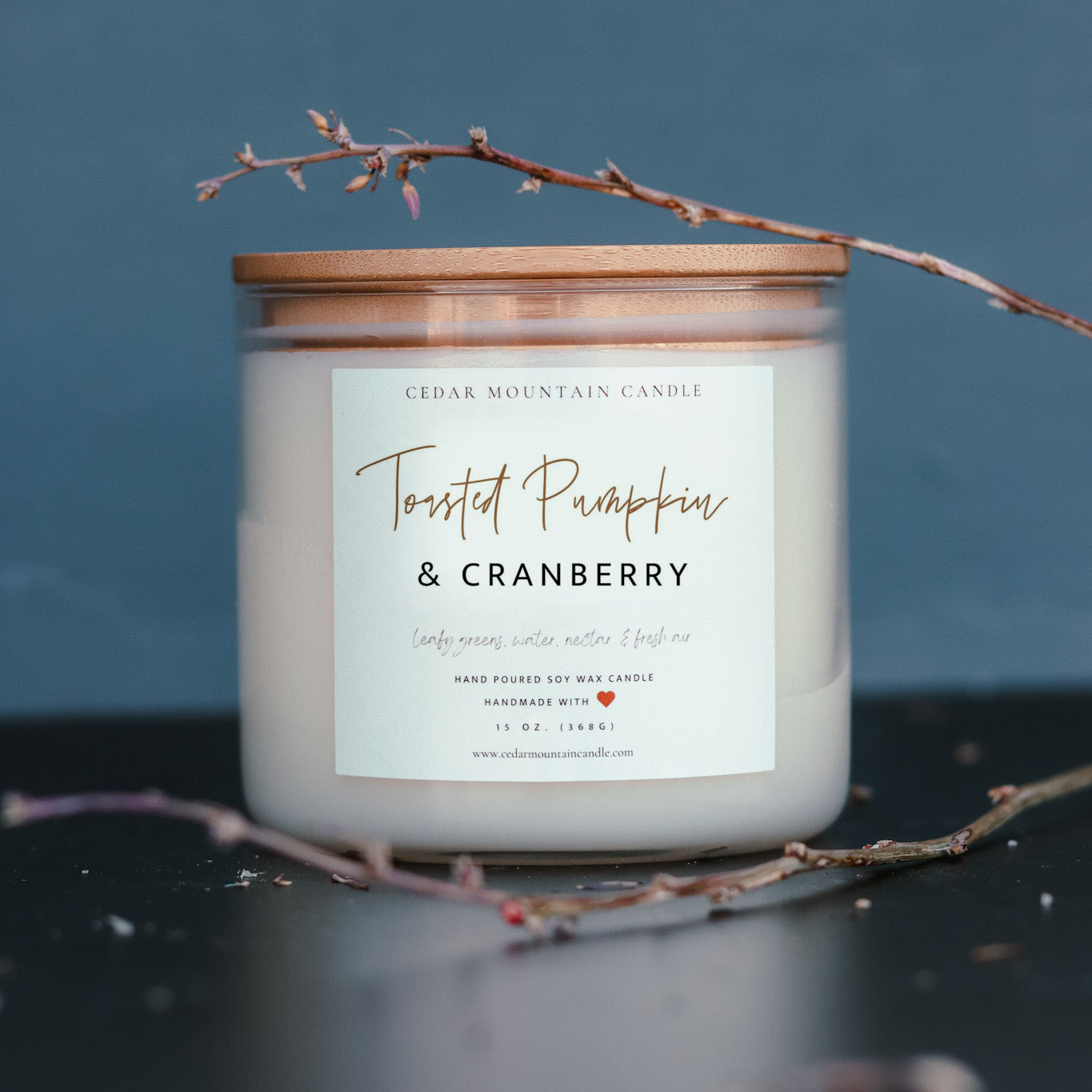 Toasted Pumpkin & Cranberry - 3 Wick Jar Candle - PoshaBella