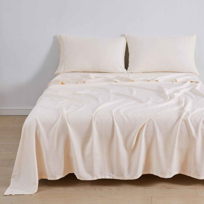 TENCEL™ Lyocell & Linen Blend Sheet Set - Magdalena Collection