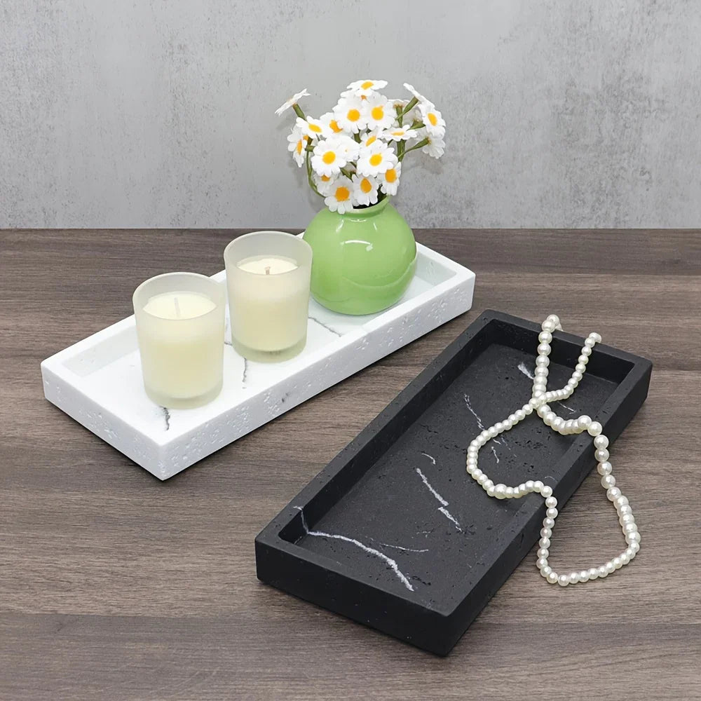 Tray - Decorative Marble Stone Small