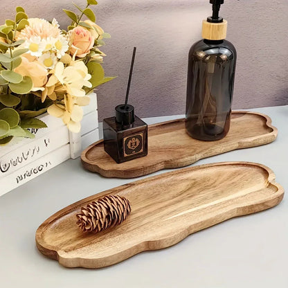 Tray - Oval Acacia Wood