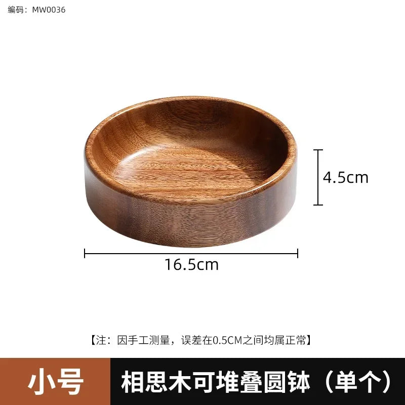 Tray - Storage Acacia Wood Small