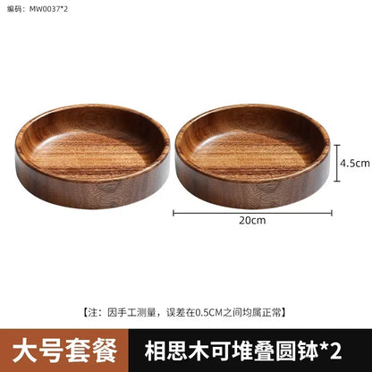 Tray - Storage Acacia Wood Small