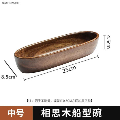 Tray - Storage Acacia Wood Small