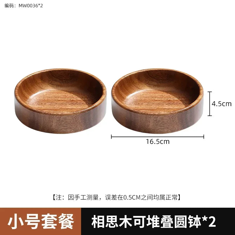 Tray - Storage Acacia Wood Small
