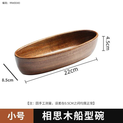 Tray - Storage Acacia Wood Small